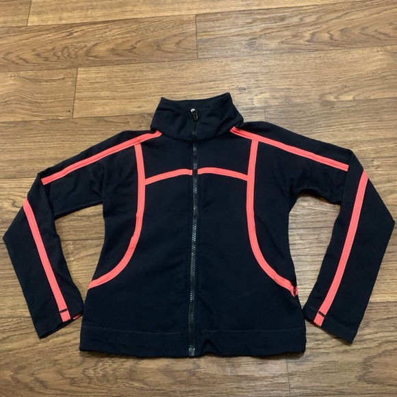 Lululemon Athletica Black and Pink Ski Jacket size 8 - Picture 1 of 8